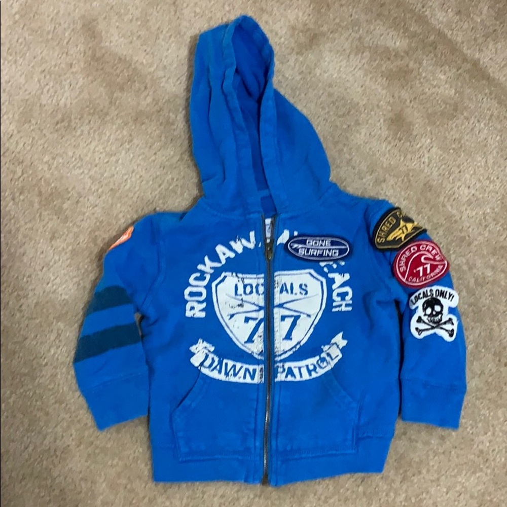 77 kids beach patrol hoodie